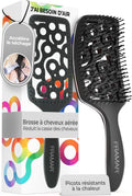 Brosse Démêlante Cheveux Bouclés Cheveux Bouclés, Démêlante, Noir
